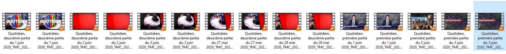 vidéos en doublons et non supprimées