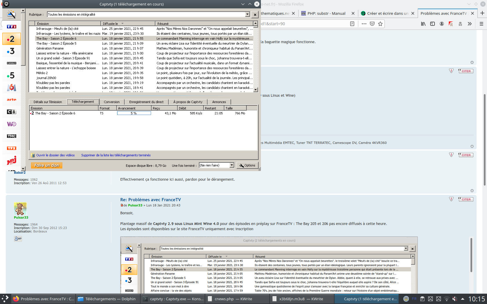 Téléchargement épisode