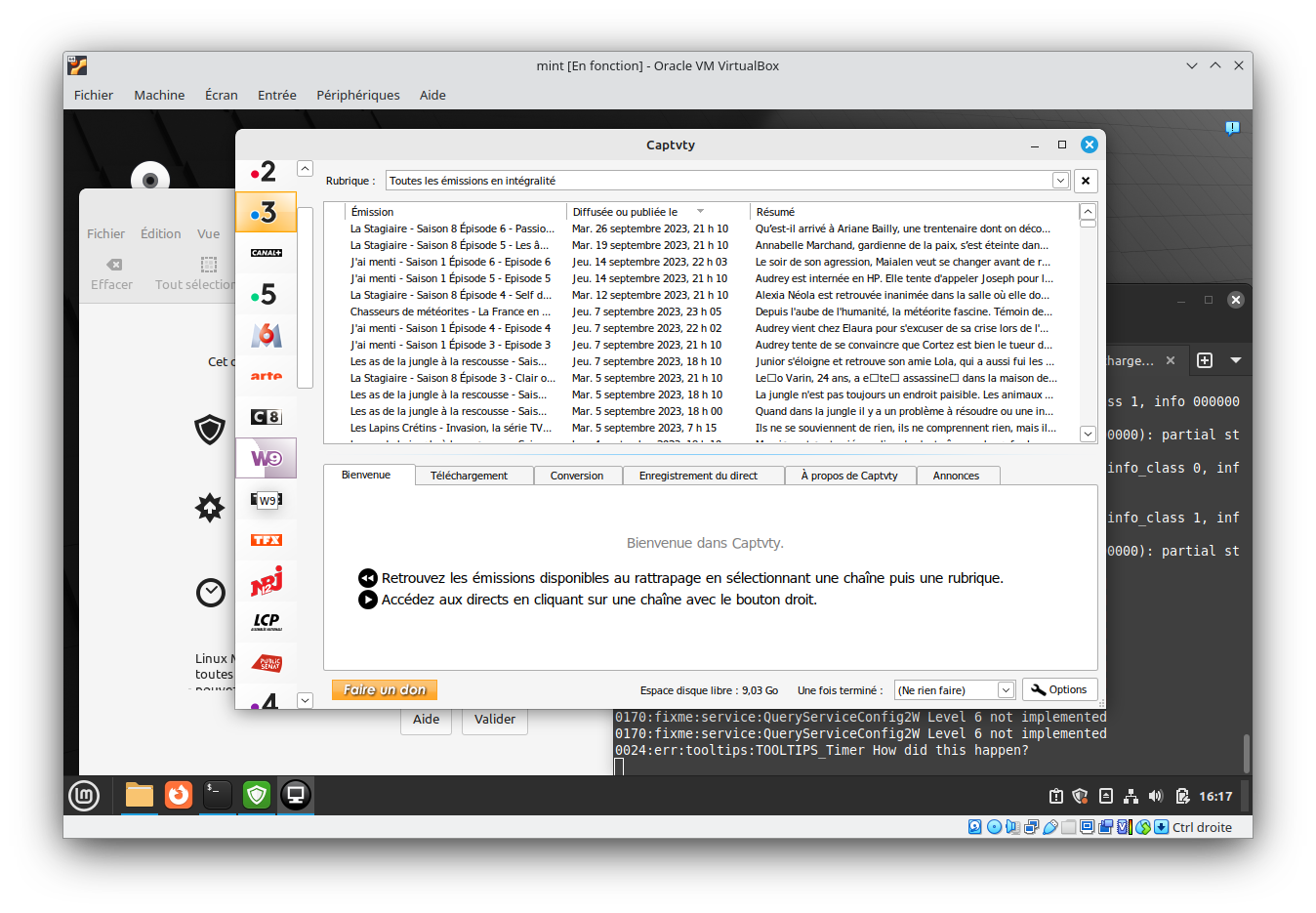 Captvty dans Mint 21.2