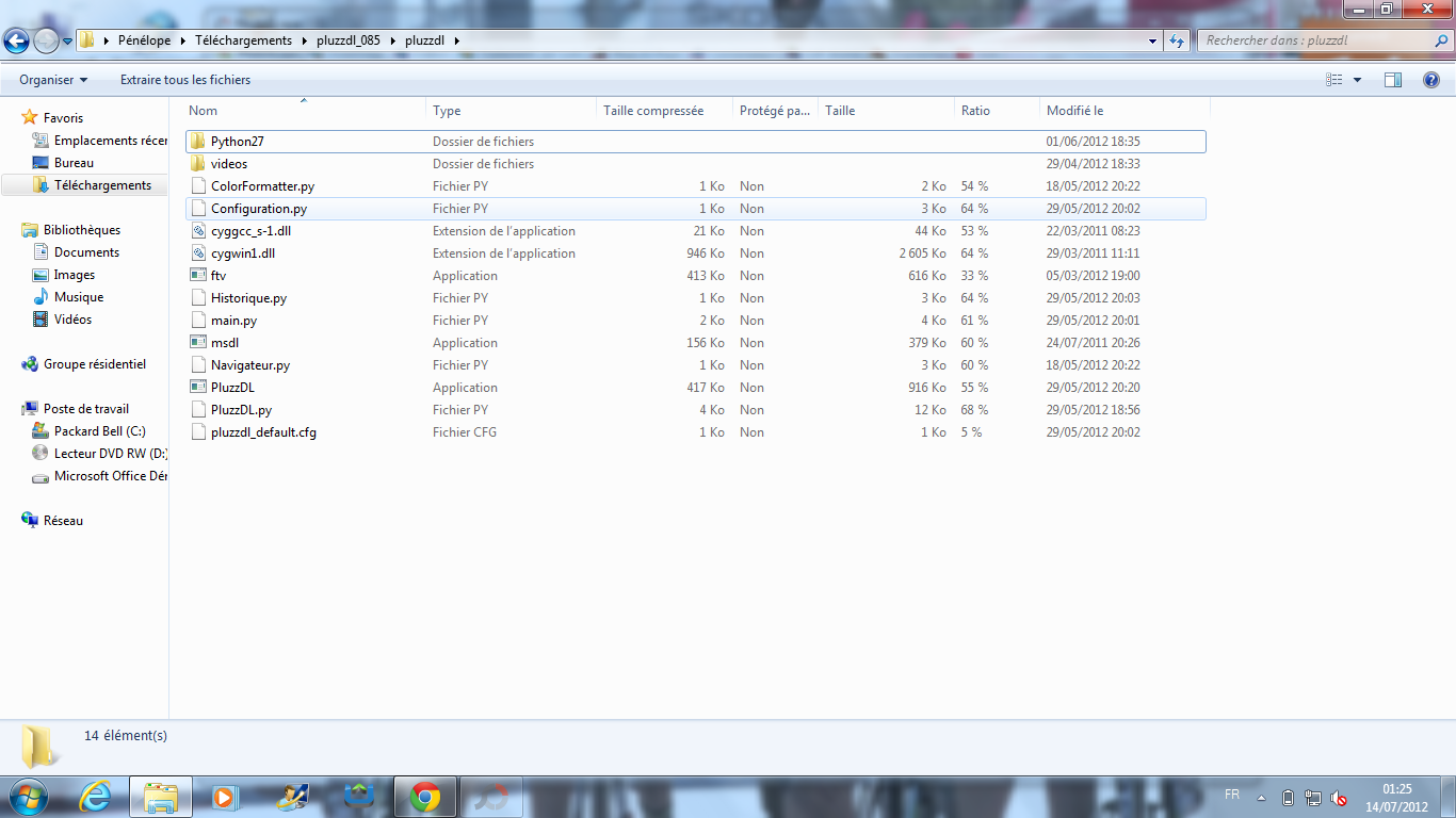 Voila ce que j'ai ..